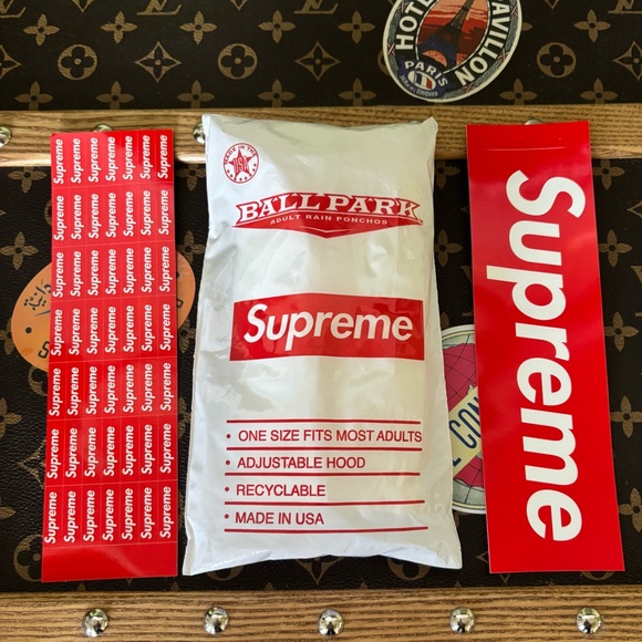 Supreme Ballpark Adult Rain Poncho - Picture 6 of 7